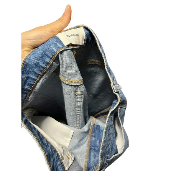 Unpublished High-Rise Straight Leg Jeans - Picture 5 of 6